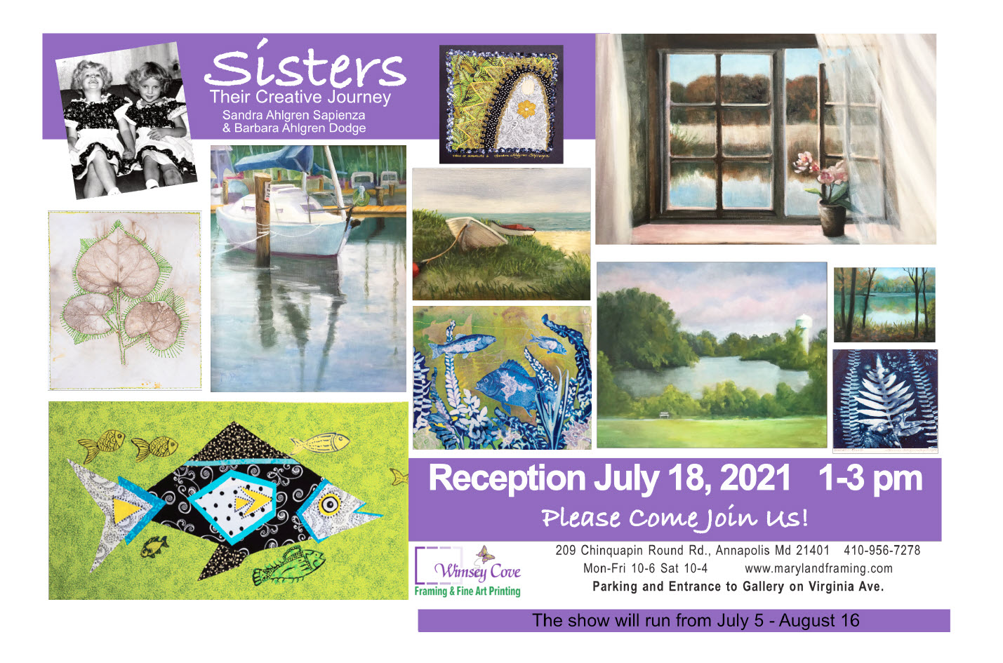 2021 Jul. 18 – Reception – Sisters Their Creative Journey
