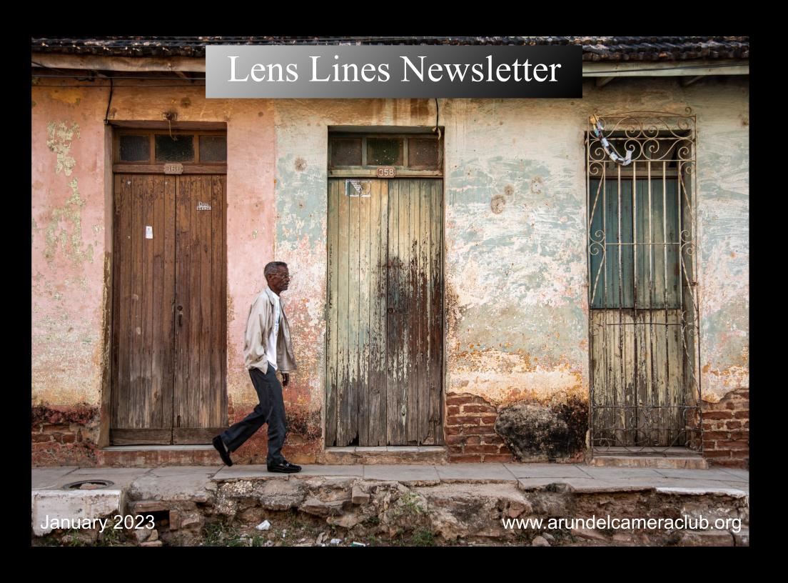 Published 2023 January “Lens Lines” Newsletter