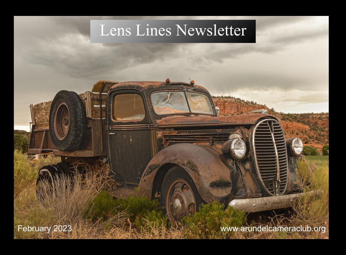Published 2023 February “Lens Lines” Newsletter