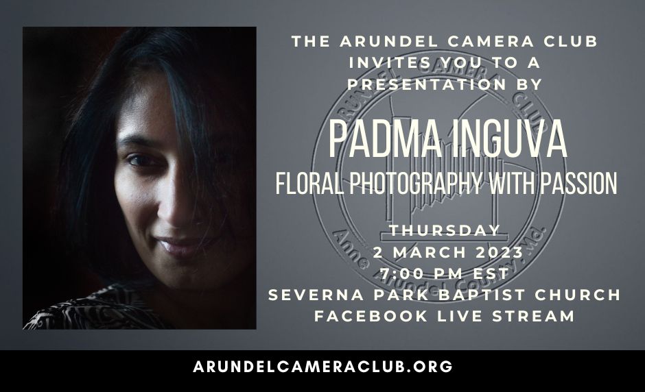 2023 Mar. 2: Padma Inguva – Floral Photography with Passion