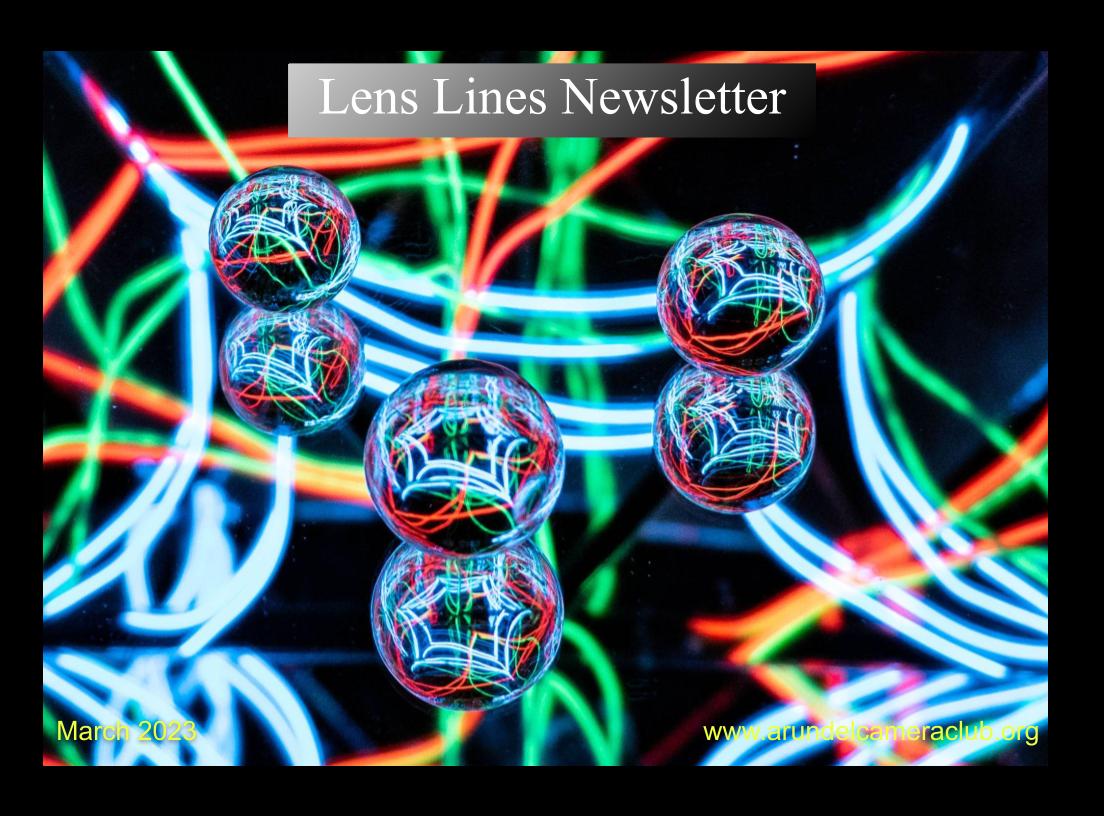 Published 2023 March “Lens Lines” Newsletter